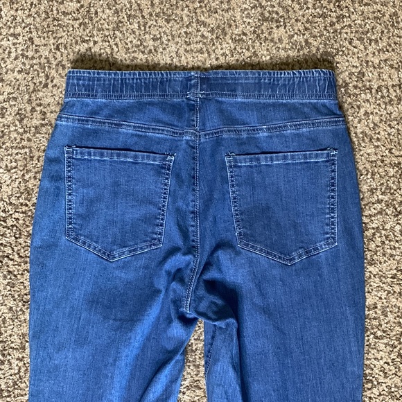 Easel Bamboo Dyed Bell Bottom Washed Denim Jeans Pants long/tall length - Picture 3 of 7